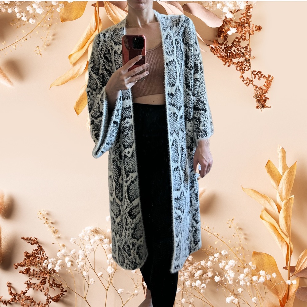 NWT Anthropologie Snake Cardigan